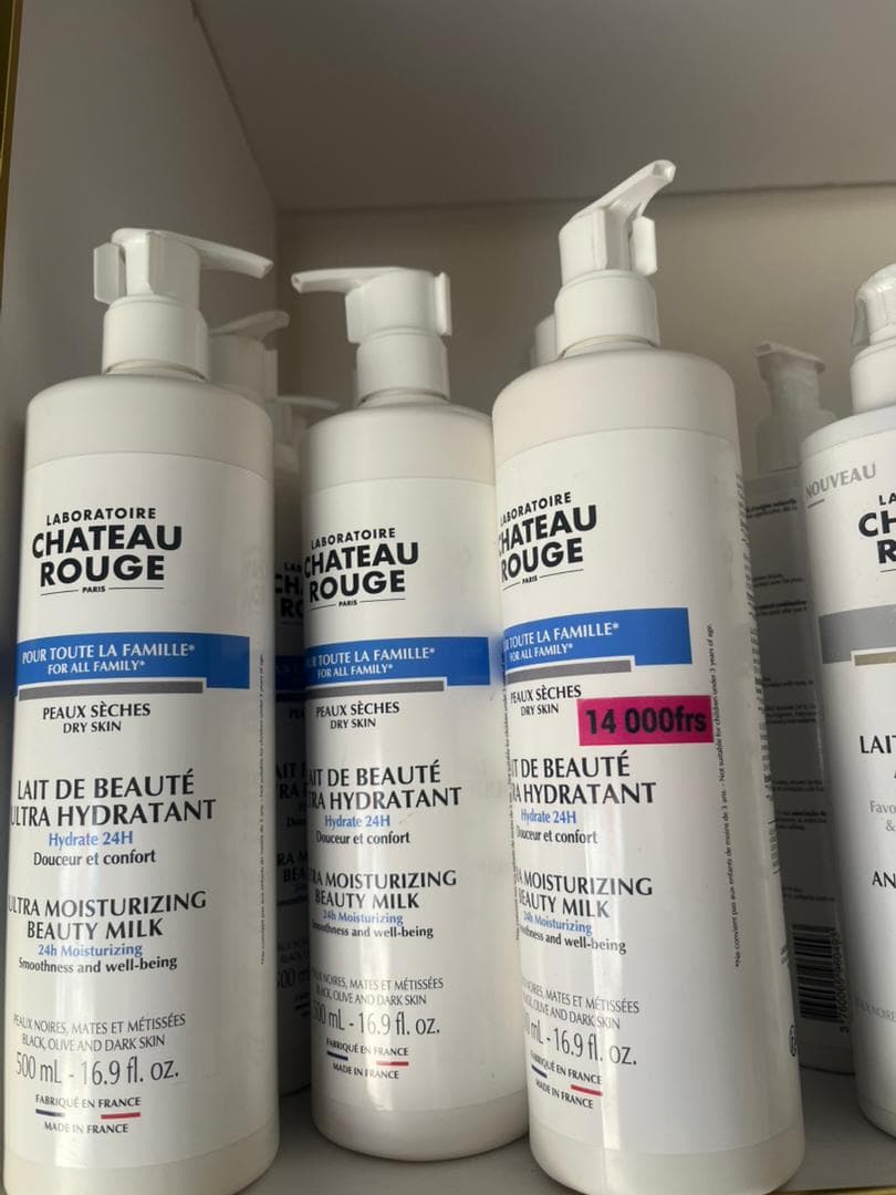 Laboratoire Château Rouge Lait de Beauté Ultra Hydratant peaux sèches 500 ml