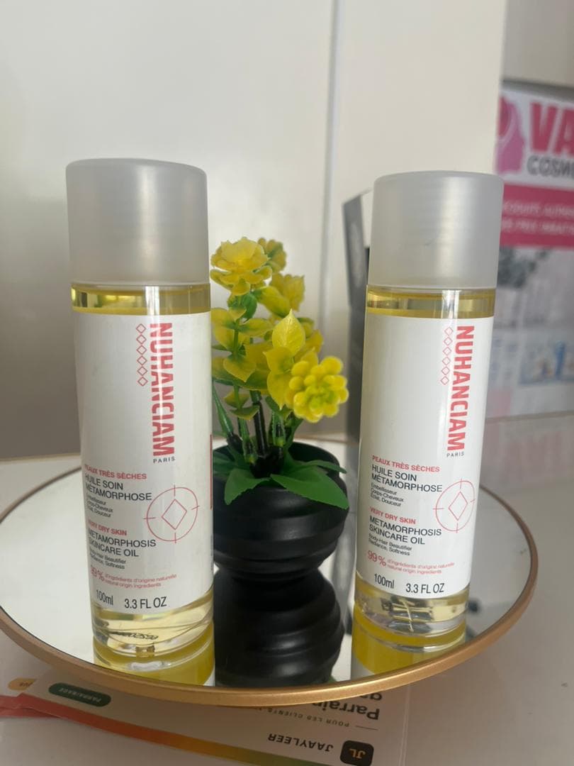 Nuhanciam Paris Huile Soin Métamorphose corps et cheveux peaux très sèches, flacon 100 ml
