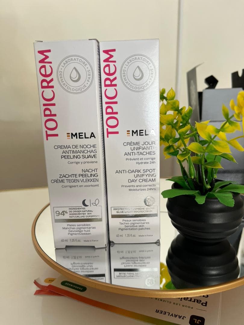 Topicrem MELA Crème Nuit Anti-Taches Peeling Suave, tube 40 ml