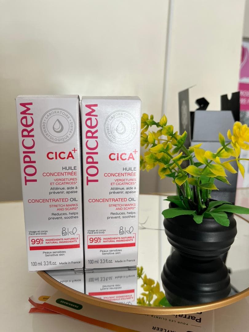Topicrem CICA+ Huile Concentrée pour vergetures et cicatrices, flacon 100 ml